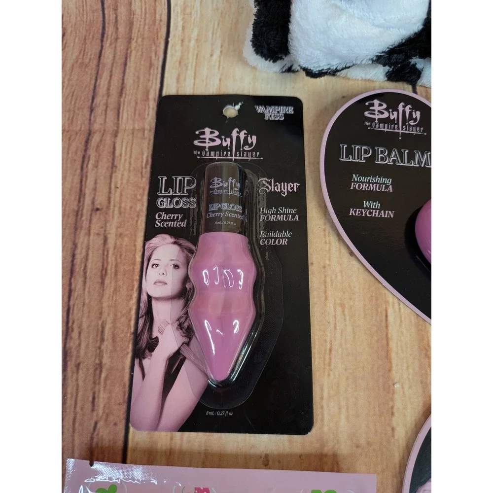 Buffy the Vampire Slayer Lip Gloss Balm & Nail Polish Beauty Bundle Lot